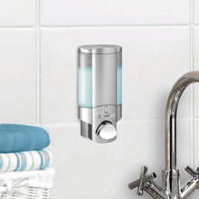 Satin Silver Aviva 300ml Soap Dispenser